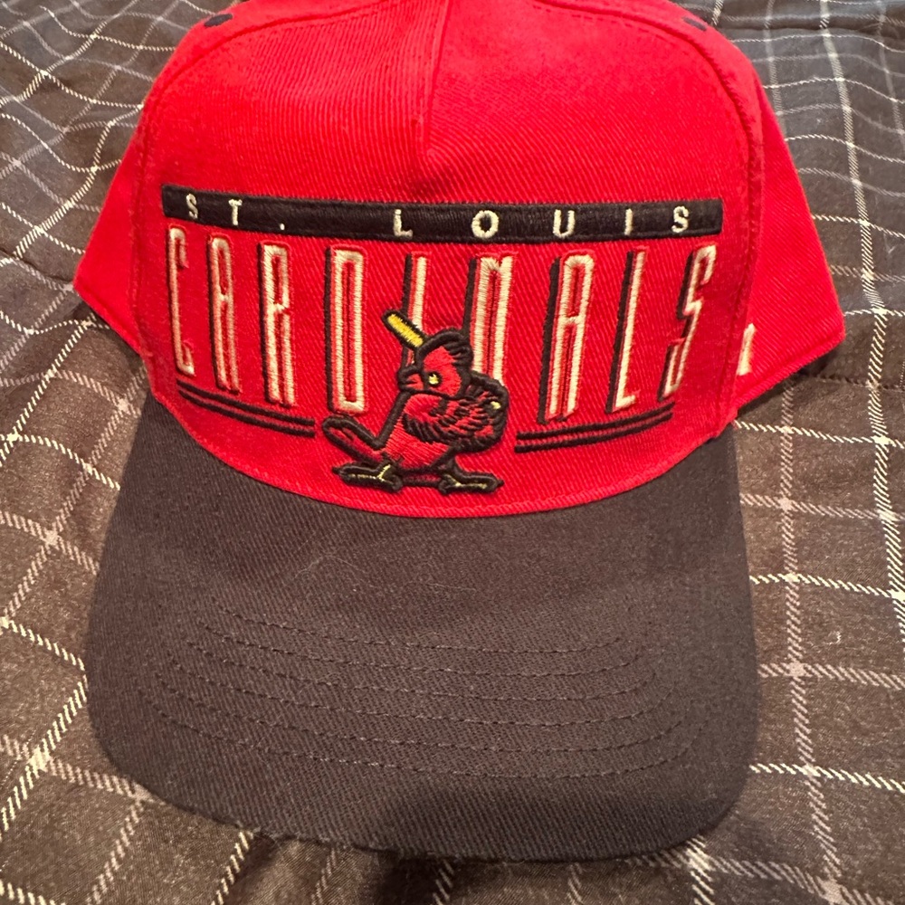 St. Louis Cardinals Red and Black Cap